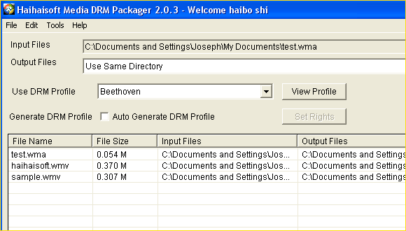 DRM,Digital Rights Management Packager